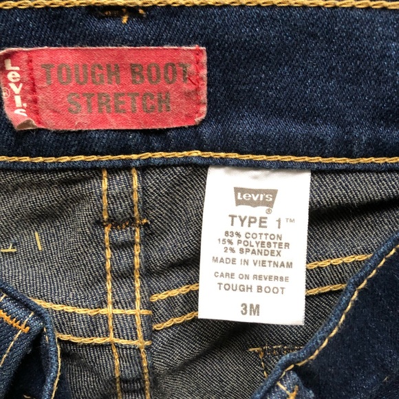 LEVI STRAUSS & CO.] Y2K Limited edition boots cut Denim Jean - Picture 5 of 10